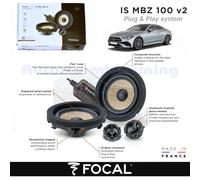 Focal Plug and Play Speakers IS MBZ 100 V2 for Mercedes S W223