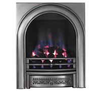 Focal Point Arch Gas Fire Chrome Effect Manual Control 3.75Kw Gas Fire