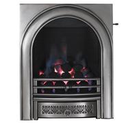 Focal Point Arch Chrome Effect Slide Control 3.75Kw Gas Fire