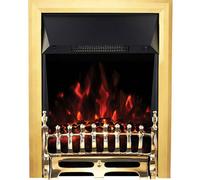 Focal Point Blenheim 2Kw Gloss Brass Effect Inset Electric Fire (H)59.3Cm (W)48.3Cm (D)15.4Cm