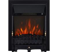 Focal Point Blenheim Black Electric Fire 2kW - Size: 59.3 x 48.3 x 15.4cm - Wilko