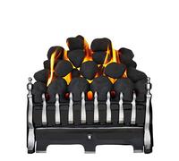 Focal Point Blenheim Gas Fire Black Chrome Effect Manual Control 3.75Kw Gas Fire Tray
