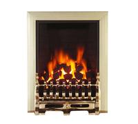 Focal Point Blenheim Brass Effect Remote Controlled Gas Fire