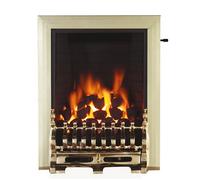 Focal Point Blenheim Brass Effect Slide Control 3.75Kw Gas Fire