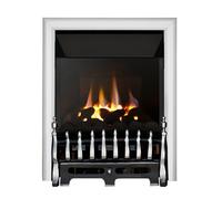 Focal Point Blenheim High Efficiency Black Chrome Effect Manual Control 4.05Kw Gas Fire