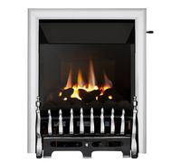 Focal Point Blenheim High Efficiency Chrome Effect Slide Control 4.05Kw Gas Fire
