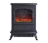 Focal Point ES2000 Electric Stove with Log Flame Effect - Black