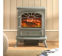 Focal Point Fires 1.8kW ES2000 Electric Stove - Grey, Grey