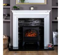 Focal Point Fires 1.8kW ES3000 LED Stove - Black, Black