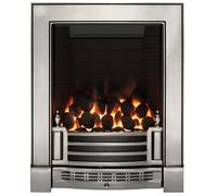 Focal Point Finsbury Full Depth Chrome Effect Remote Controlled 3.75Kw Gas Fire