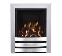 Focal Point Langham Full Depth Chrome Effect Manual Control 3.75Kw Gas Fire