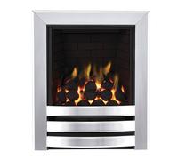 Focal Point Langham Full Depth Chrome Effect Remote Controlled 3.75Kw Gas Fire