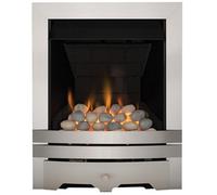 Focal Point Lulworth Multi Flue Brushed Stainless Steel Effect Remote Controlled Gas Fire