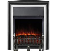 Focal Point Lycia 2Kw Chrome Effect Inset Electric Fire (H)547mm (W)390mm (D)66mm