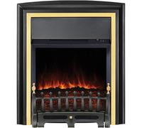 Focal Point Lycia 2Kw Matt Brass Effect Inset Electric Fire (H)547mm (W)390mm (D)66mm