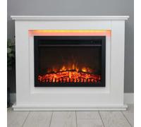 Focal Point Fires 2kW Medford LED Electric Suite - White, White