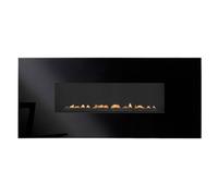 Focal Point Midnight Flueless Black Manual Control 2Kw Gas Fire
