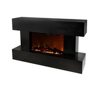 Focal Point Rivenhall 2Kw Gloss Black Wall-Mounted Electric Fire