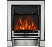 Focal Point Soho 2Kw Chrome Effect Inset Electric Fire (H)59.6Cm (W)48.5Cm (D)15.4Cm
