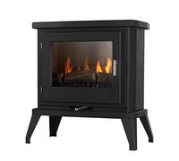 Focal Point Fires 3.1kW Svelvik Gas Stove - Black, Black