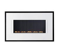 Focal Point Valeria Lpg Black & White Manual Control 2.6Kw Gas Fire