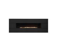Focal Point Vesuvius Flueless Black Granite Manual Control 2.6Kw Gas Fire