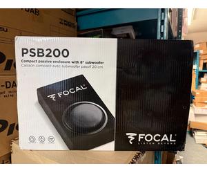 Focal PSB200 Sub Polyglass Series 8" Sealed Shallow Mount Enclosure Subwoofer