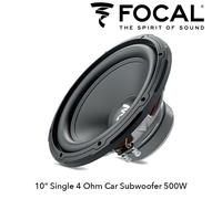 Focal Sub 10 Performance Single Voice Coil 10 Inch 4 Ohm Car Subwoofer 250w RMS