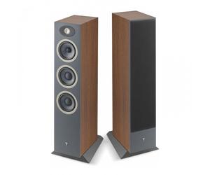Focal Theva N2 Compact Floor Standing Speakers Pair Dark Wood