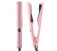 FOCALA Hair Straightener and Curler 2 in 1, Twist Flat Iron Curling Iron Comb for Straighten Curl, Floating Plates for Sleek & Smooth Glide, Multi-Voltage Worldwide use, 120-230C fit All Hair Types