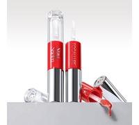 FOCALLURE - Stay Sheen 2 IN 1 liquid Lipstick - 3 Colors #OR02 Salmon Pop - 1.2g*2