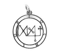 Focalor Demon Seal Charm Pendant (2.5cm wide) Occult Goetia Sigil of Destruction