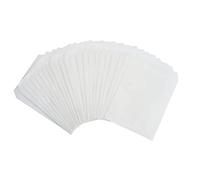 FOCCIUP 5x7 Inch 100 Pack Small Flat Paper Bags Semi-Transparent Glassine Waxed Bags for Party Favor