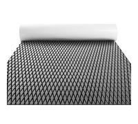 FOCEAN Boat Flooring - EVA Foam Boat Decking - Marine Flooring Marine Mats for Boats RV Yacht Kayak, 47.2''x 15.7'', Grey & Black Lines