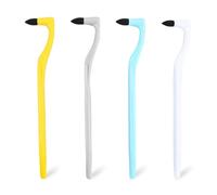 Focenat 4 Pieces Tooth Stain Remover, Dental Calculus Remover, Tooth Stain Eraser, Teeth Calculus Remover, Tartar Remover for Teeth Cleaning, Removing Plaque, Oral Care