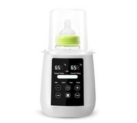 Focenat 6-in-1 Baby Bottle Warmer with Intelligent Temperature Control and Night Light, Breast Milk and Milk Heater, Bottle Sterilizer, Defrosting, Overheating/Dry Protection