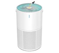 Focenat Air Purifier with Aromatherapy, Air Purifier, Intelligent Air Purifier for Allergy Sufferers, with Hepa, 3 Speeds, with Aroma, Timer, Sleep Mode, for Home, Bedroom, Office