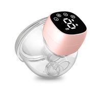 Focenat Electric Breast Pump, Wearable Breast Pump Hands Free, Leak-Proof Breast Pump with Touchscreen Display, 3 Modes and 9 Suction Levels, Quiet Breast Pump Wireless, Gift for Mother-to-be, 1 Piece