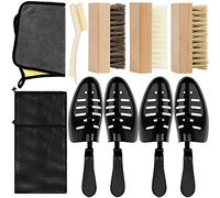 foci cozi Sneaker Shoe Bag Cleaning Kit Laundry System for Washing Machine - Includes Cleaning Brush and Adjustable Length Shoe Tree