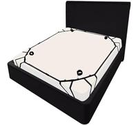 FOCICE BDSM Sexual Restraint Wrist and Ankle Restraint Device Attached to Bed Post Restraint Device, Adult Harness Mattress with Sturdy Rope Tied up as Sexual Resistance Strap, Female Compliance Set