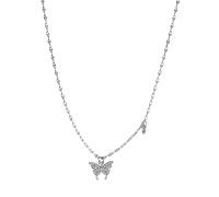 Focisa Butterfly Pendant Choker Light Luxury Beautiful Niche Collarbone Necklace Jewelry Lady Gift 16
