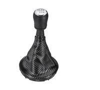 FOCKCPGEGV Car Shift Knob Cover for VW for Transporter T5 .1 2003 2004 2005 2006-2011 161412 5 6 Speed Gearshift Shifter Knob Dust Cover Gaiter Boot(6 Speed)