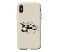 Focke Wulf Fw 189 Uhu German WW2 Plane Flying Clouds Case for iPhone X/XS