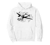 Focke Wulf Fw 189 Uhu German WW2 Plane Flying Clouds Pullover Hoodie