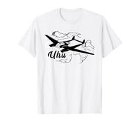 Focke Wulf Fw 189 Uhu German WW2 Plane Flying Clouds T-Shirt