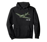 Focke-Wulf FW-190 WWII Fighter Plane German Luftwaffe Pullover Hoodie