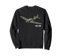 Focke-Wulf FW-190 WWII Fighter Plane German Luftwaffe Sweatshirt