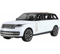 FOCKEIOMTZ Die-Cast Metal Vehicles Simulation 1:24 For Land For Rover Range For 2022 Suv Alloy Car For Model Fully Open Door Sound And Light Pull-Back Vehicle For Collector Cars(Platinum)