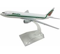 FOCKEIOMTZ Display Scale Aircraft 1/400 16Cm Boeing B777 Italy Alloy For Miniature Plane For Model Decorative Bookcase Suitable For Gift Giving