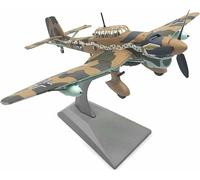 FOCKEIOMTZ Display Scale Aircraft 1/72 For Airforce Stuka Ju-87 Fighter Plane Die-Cast Alloy Metal Military For Model Suitable For Gift Giving